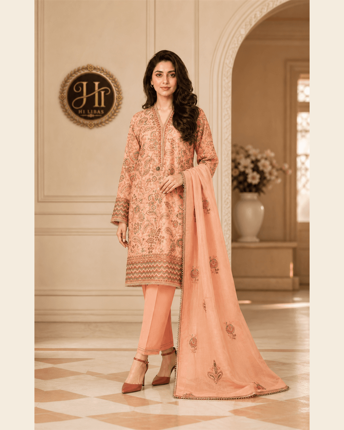 Bareeze Embroidered Cotton Suit featured image
