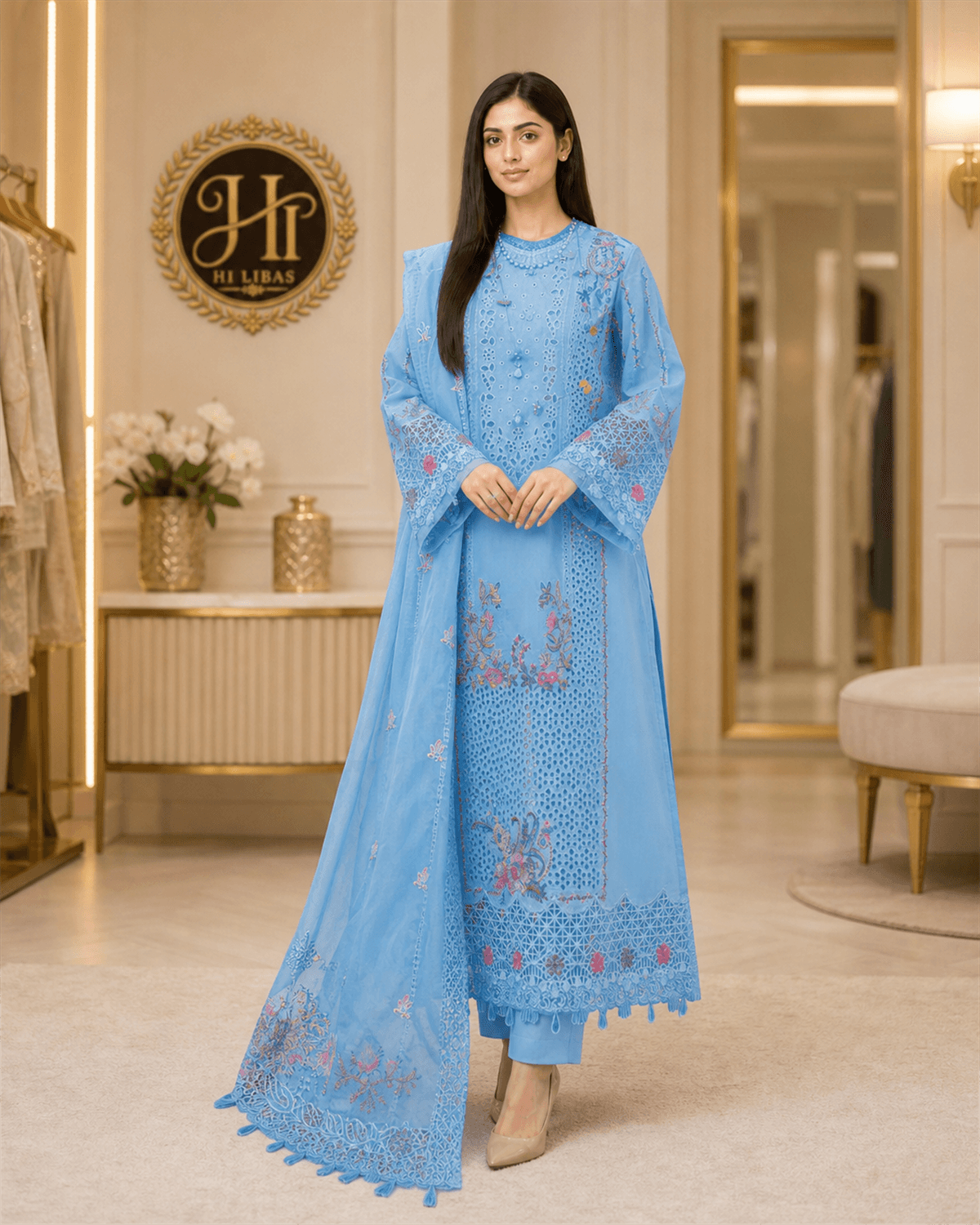 Qalamkar Embroidered Lawn Suit featured image