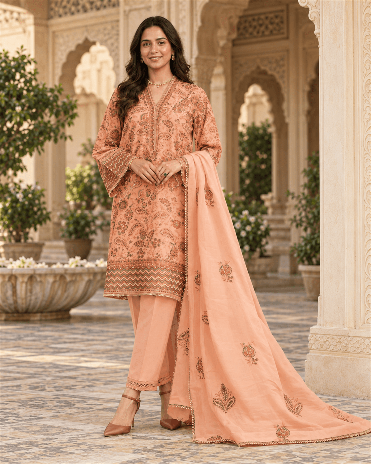 Bareeze Embroidered Cotton Suit featured image