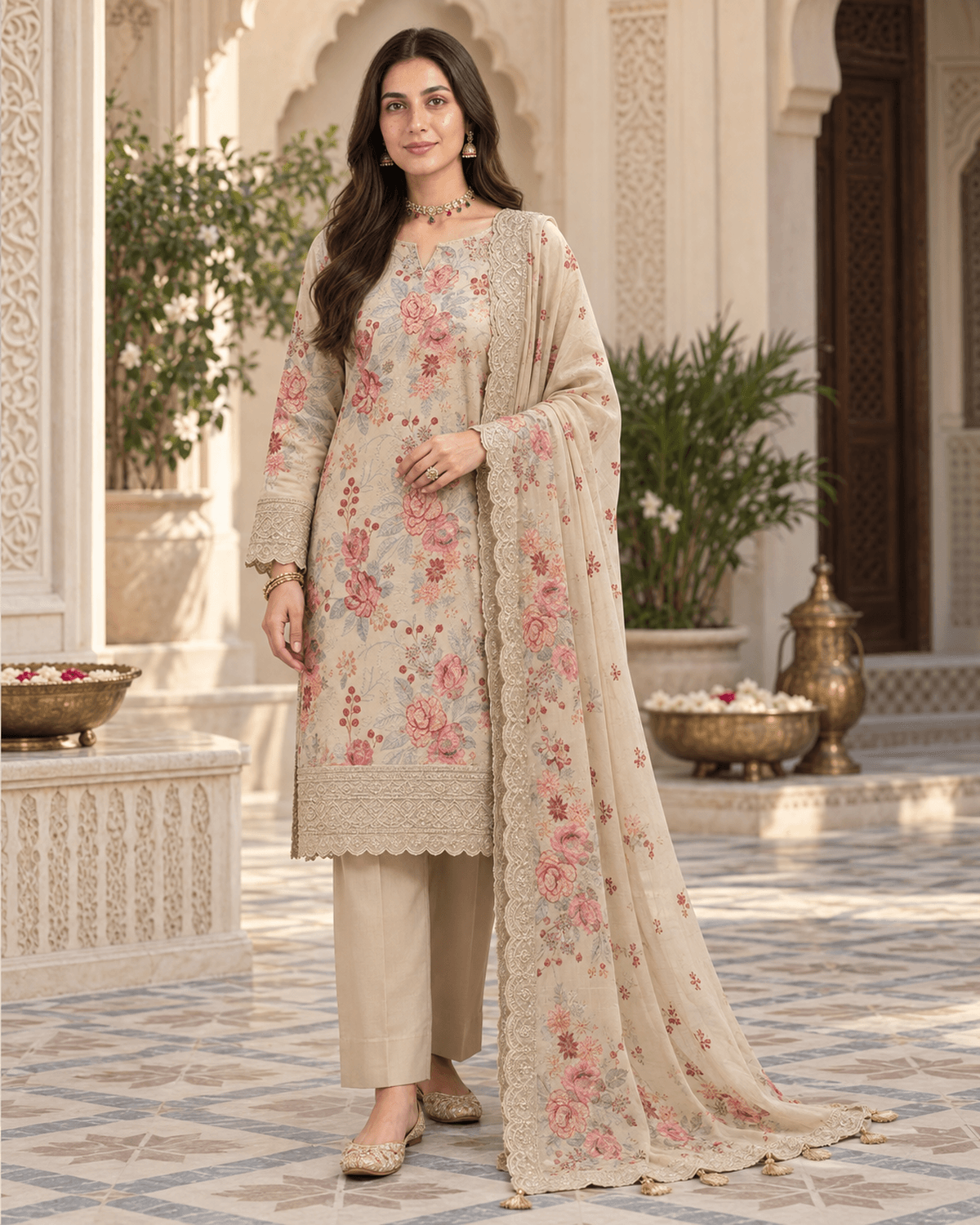 Bareeze Embroidered Cotton Suit featured image